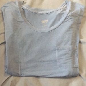 Women’s loose baby blue t shirt